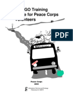 An NGO Training Guide For Peace Corps Volunteers 2003 (Non Governmental Organization