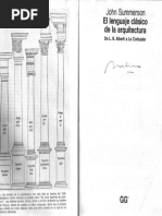 SUMMERSON, John [1963]. El Lenguaje Clásico en La Arquitectura - Caps. 1 y 2