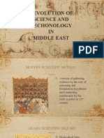 Revolution of Science and Techonology IN Middle East