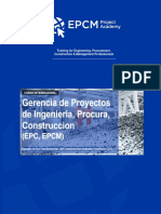 Brochure Gestion Proyectos EPC, EPCM 20SFP