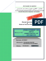 Etablissement de Devis Quantitatifs Et Estimatifs