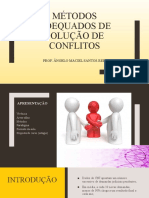 Métodos Adequados de Solução de Conflitos (2021.2)