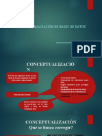 Normalización de Bases de Datos