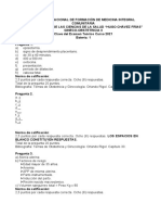 Examen teórico de Gineco-Obstetricia II para curso 2021 con 5 preguntas