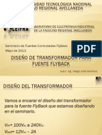 Diseño de Transformador para Fuente Flyback: Laboratorio de Electrónica Industrial de La Facultad Regional Avellaneda