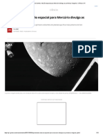 BepiColombo - Missão Espacial para Mercúrio Divulga As Primeiras Imagens - Ciência - G1