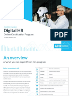 Digital HR Certificate Program Syllabus AIHR