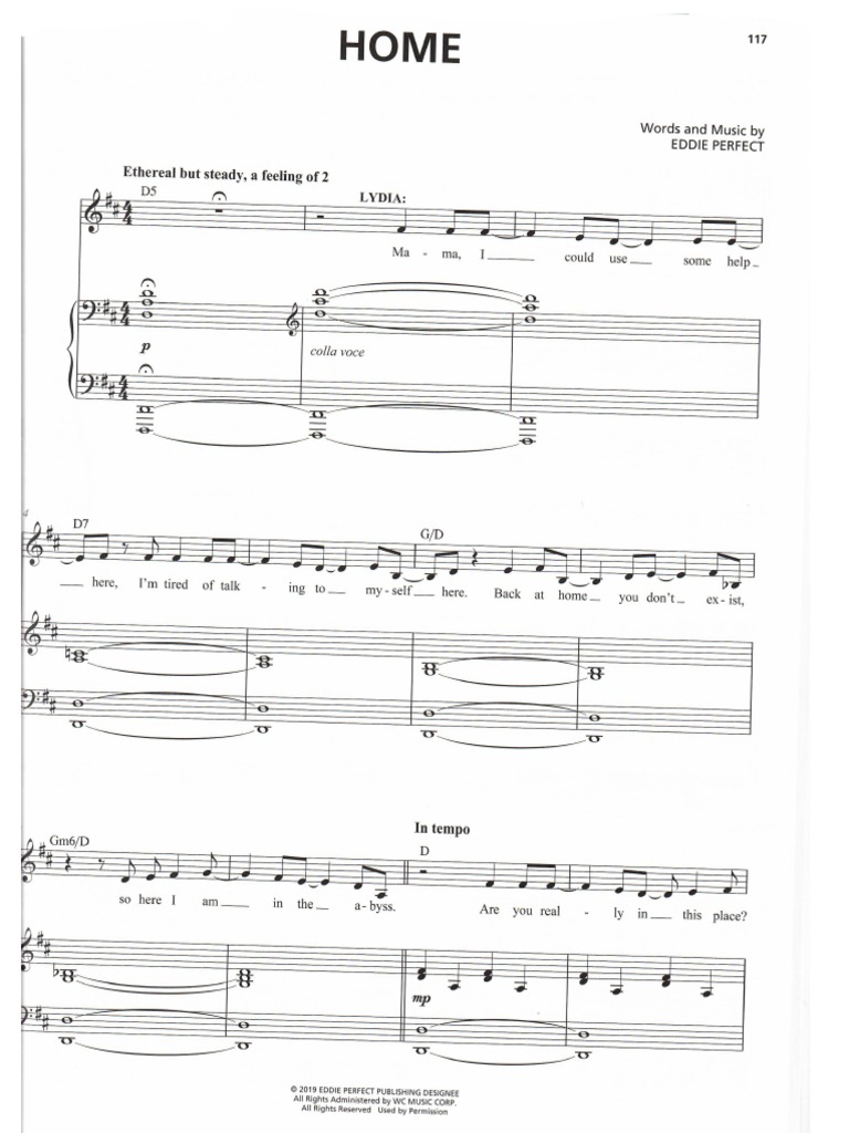 Home Sheet Music - Beetlejuice | PDF