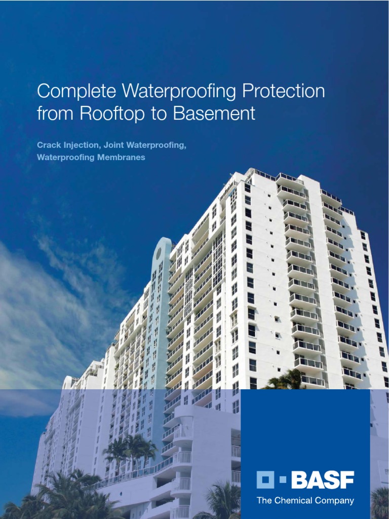 BASF Waterproofing System Building Technology Materials