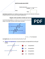 Guía 6° N° 6 Ángulos entre paralelas