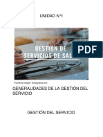 Unidad #1 Generalidades de la gestión del servicio