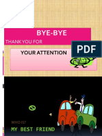 Bye-Bye: Thank You For