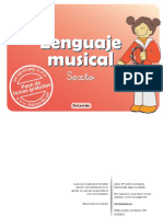 Pack de Fichas Gratuitas Lenguaje Musical Sexto