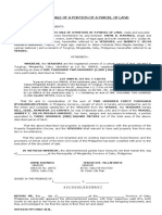Deed-Of-Sale of Portion of Land