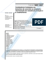 Nbr 14827 2002 Chumbadores Instalados Em Elementos de Concreto PDF