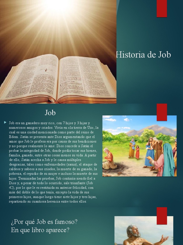 La historia de Job en la Biblia | PDF