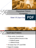 Organisasi Sistem Komputer: Materi VIII (Input Output)