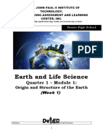 Earth and Life Science (Week 1)
