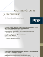 Uso de Letras Mayúsculas y Minúsculas PDF