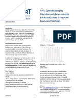 Total Cyanide Detection Using UV Digestion and Amperometry