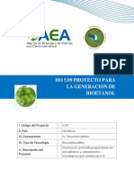 HO 5.09 Proyecto para La Generacion de Bioetanol