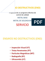 Ensayos No Destructivos END (PT,UT,VT)