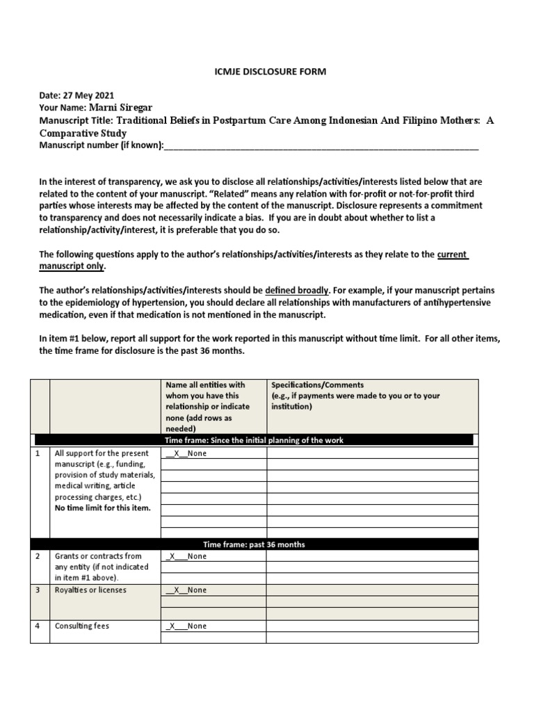 Comparing Postpartum Care Traditions Among Indonesian and Filipino