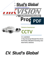 Proposal Penawaran CCTV Dengan Hormat Bersama Ini Kami Mengajukan Proposal