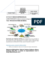 Segunda Actividad de Emprendimiento 9° IV Periodo