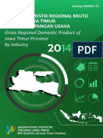 Produk Domestik Regional Bruto Provinsi Jawa Timur Menurut Lapangan Usaha 2014-2018