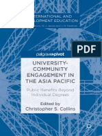 (International and Development Education) Christopher S. Collins (Eds.) - University-Community Engagement in The Asia Pacific - Public Benefits Beyond Individual Degrees-Palgrave Macmillan (2017)