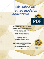 Análisis Sobre Los Diferentes Modelos Educativos.