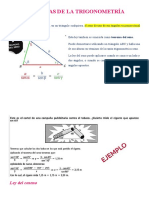 RESUMEN - Teoremas de La Trigonometría