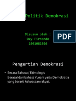 Download SistemPolitikDemokrasibyOxyFirnandoSN53731049 doc pdf