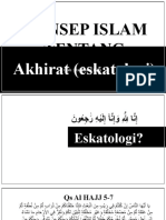 Konsep Islam Tentang Eskatologi