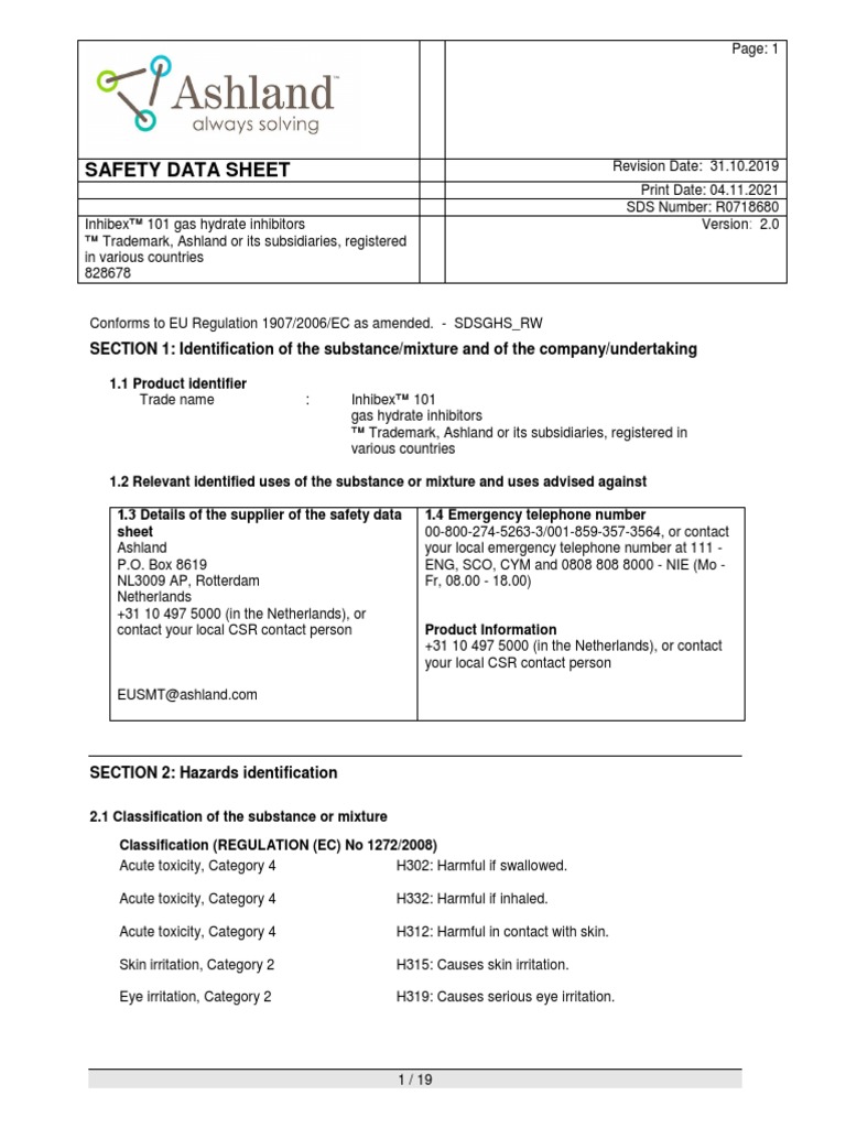 Inhibex 101 Ibc 1040l 1 000000000000828678 Rest of World (GHS ...