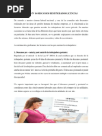 Sesion Nº 16-Descansos Remunerados-licencias