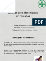 Técnicas para identificar parasitas