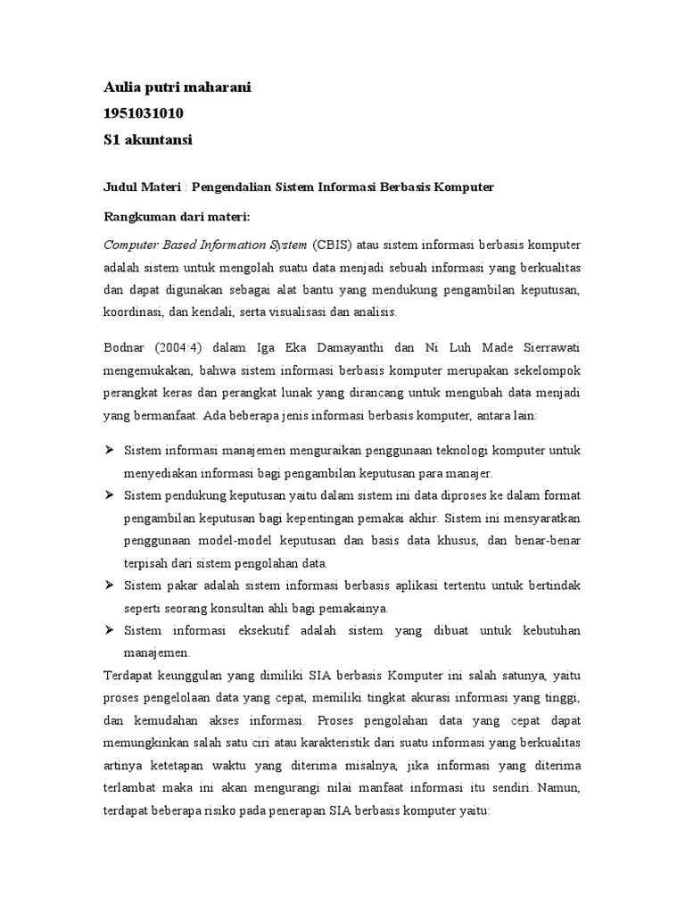 Aulia Putri Maharani 1951031010 Pdf