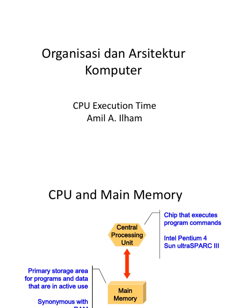 Analysis of CPU Execution Time on a Simple SAP-1 Computer Architecture ...