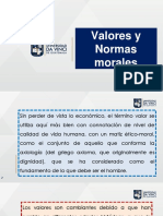 Valores y Normas Morales