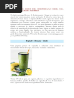 20 RECEITAS DE BEBIDAS PARA DESINTOXICAÇÃO CASEIRA PARA PERDER PESO E GORDURA DA BARRIGA