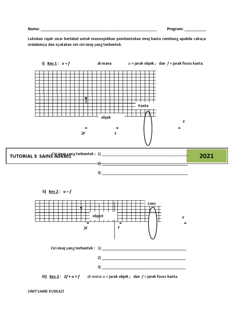 Tutorial 3 (Semester 3) | PDF