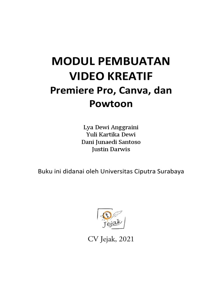 Modul Pembuatan Video (Edited) (Rev01) Edit Ilham 2 | PDF | Komputer