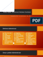 Ruang Lingkup Administrasi Kebijakan Kesehatan