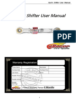 Quick Shifter User Manual
