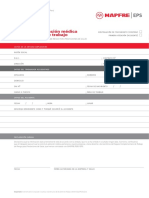 Formato de Atención SCTR Rimac | PDF | Abdomen | Radiación