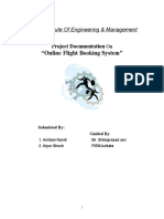 "Online Flight Booking System": Future Institute of Engineering & Management