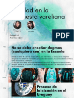 Laicidad en La Propuesta Vareliana - Pedagogía