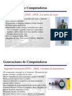 GENERACIONES DE COMPUTADORAS